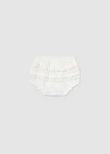 Load image into Gallery viewer, Cream Ruffled Bloomer
