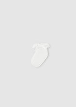 Load image into Gallery viewer, Baby Girl White Dressy Socks
