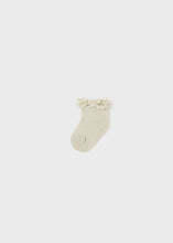Load image into Gallery viewer, Baby Girl Champagne Dressy Socks

