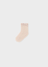 Load image into Gallery viewer, Baby Girl Tan Dressy Socks
