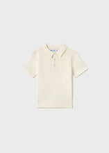 Load image into Gallery viewer, Cream Knit Lightweight Polo
