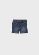 Load image into Gallery viewer, Boys Dark Wash Stretchy Denim Shorts
