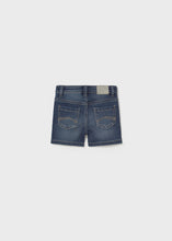 Load image into Gallery viewer, Boys Dark Wash Stretchy Denim Shorts
