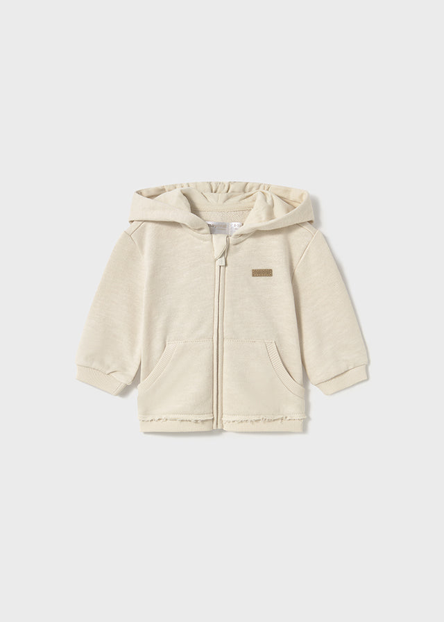 Tan Lightweight Zip Hoodie