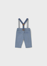 Load image into Gallery viewer, Dusty Blue Suspender Trousers
