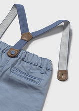 Load image into Gallery viewer, Dusty Blue Suspender Trousers
