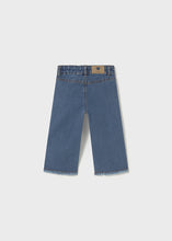 Load image into Gallery viewer, Fray Hem Wide Leg Denim Pants

