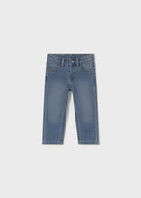 Load image into Gallery viewer, Mid-Wash Denim Stretch Jeans
