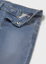 Load image into Gallery viewer, Mid-Wash Denim Stretch Jeans
