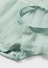 Load image into Gallery viewer, Mint Shimmer Tulle Dress + Headband Set
