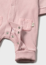 Load image into Gallery viewer, Light Pink Ribbed Coverall
