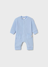 Load image into Gallery viewer, Baby Blue Ribbed Coverall
