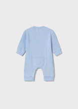 Load image into Gallery viewer, Baby Blue Ribbed Coverall
