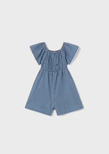 Load image into Gallery viewer, Denim Cinched Romper
