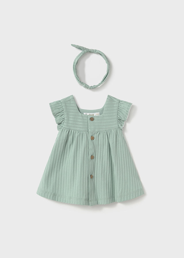 Summer Sage Dress + Headband Set