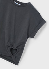 Load image into Gallery viewer, Anthracite Heart Knot Tee
