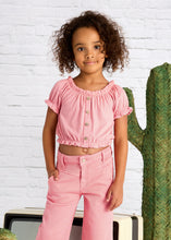 Load image into Gallery viewer, Coral Ribbed Cropped Top
