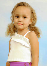 Load image into Gallery viewer, White Ruffle Tank

