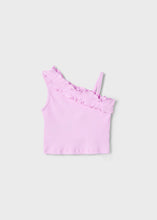 Load image into Gallery viewer, Bubblegum Pink Ruffle Tank
