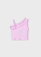 Load image into Gallery viewer, Bubblegum Pink Ruffle Tank
