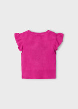 Load image into Gallery viewer, Hot Pink Flutter Sleeve Top
