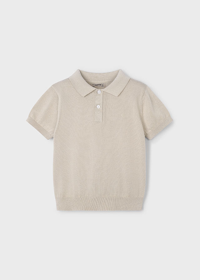 Stone Lightweight Knit Polo