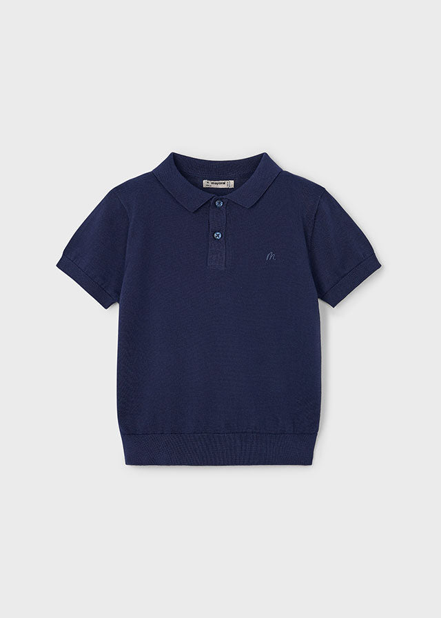Navy Lightweight Knit Polo
