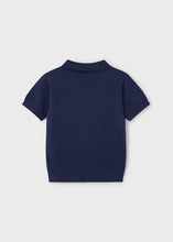 Load image into Gallery viewer, Navy Lightweight Knit Polo
