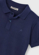 Load image into Gallery viewer, Navy Lightweight Knit Polo
