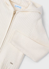 Load image into Gallery viewer, Cream Rib Knit Jacket
