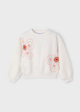 Load image into Gallery viewer, Cream Flower Crewneck
