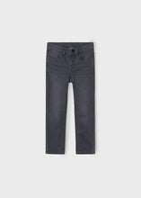 Load image into Gallery viewer, Charcoal Grey Slim Fit Denim Pants

