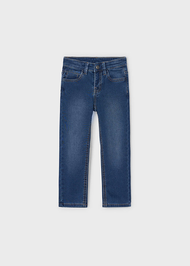 Boys Dark Denim Slim Fit Jeans