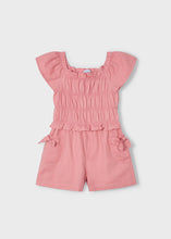 Load image into Gallery viewer, Coral Smocked Romper
