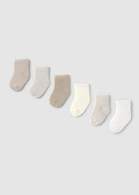 Load image into Gallery viewer, Natural Mix 6pc Sock Set
