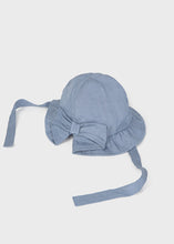 Load image into Gallery viewer, Denim Bow Sun Hat
