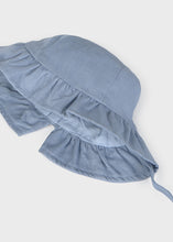 Load image into Gallery viewer, Denim Bow Sun Hat
