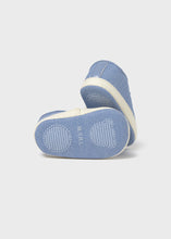 Load image into Gallery viewer, Blue Canvas Baby Shoe
