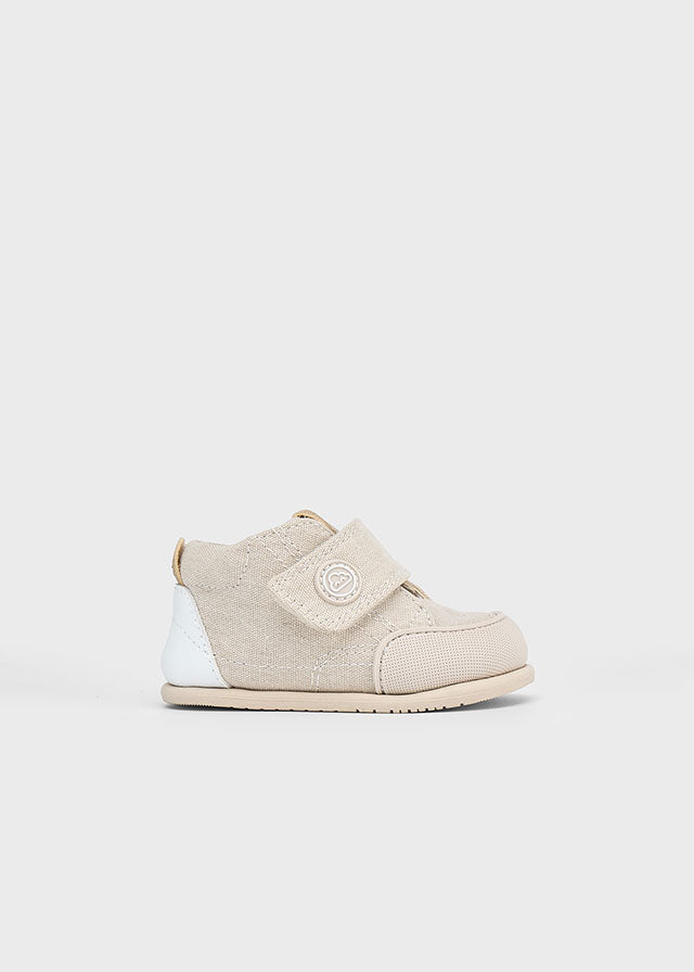 Tan Velcro Canvas Shoe