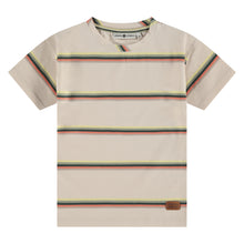 Load image into Gallery viewer, Bone Stripes Short Sleeve Tee
