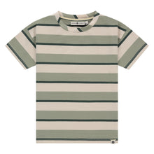 Load image into Gallery viewer, Pistachio Stripes Short Sleeve Tee
