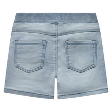 Load image into Gallery viewer, Light Wash Stretch Denim Shorts
