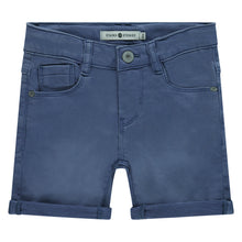 Load image into Gallery viewer, Blue Stretch Denim Bermuda Shorts
