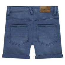 Load image into Gallery viewer, Blue Stretch Denim Bermuda Shorts

