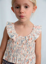 Load image into Gallery viewer, Floral Smocked Ruffle Tank
