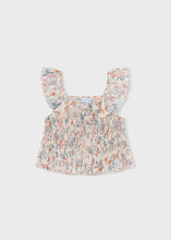 Load image into Gallery viewer, Floral Smocked Ruffle Tank
