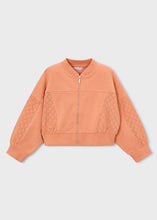 Load image into Gallery viewer, Peach Zip Up Jacket
