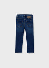 Load image into Gallery viewer, Boys Dark Wash Slim Fit Stretch Jeans
