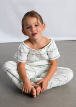 Load image into Gallery viewer, Sage Stripe Pants &amp; Top Set
