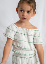 Load image into Gallery viewer, Sage Stripe Pants &amp; Top Set
